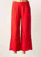Pantalon 7/8 rouge KOKOMARINA pour femme seconde vue