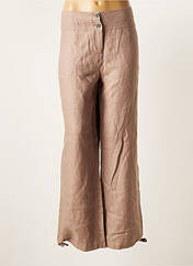 Pantalon large beige MALOKA pour femme seconde vue