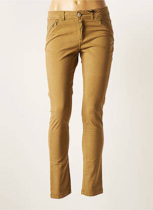 Pantalon slim beige TBS pour femme