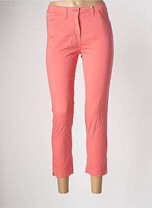 Pantacourt stretch taille normale rose IMPAQT femme