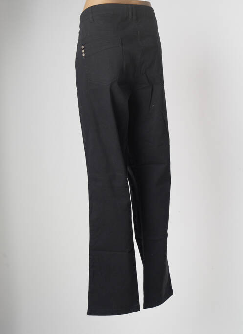 Pantalon droit noir THALASSA pour femme