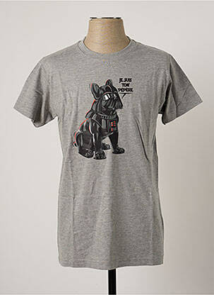 T-shirt gris AVOMARKS pour homme