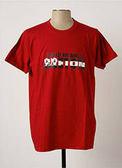 T-shirt rouge AVOMARKS pour homme seconde vue