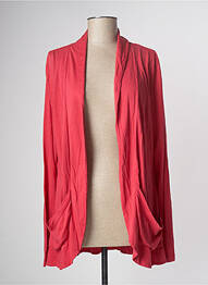 Veste casual poches rouge BOBI femme