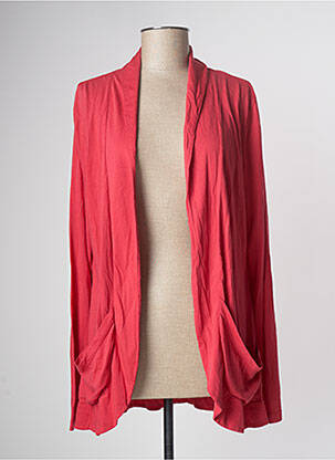 Veste casual poches rouge BOBI femme