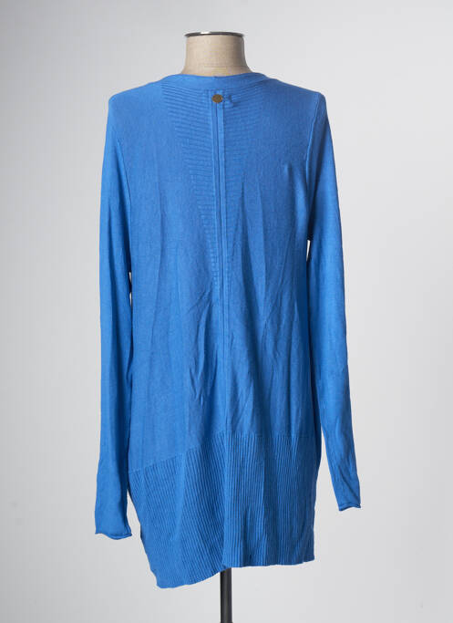 Gilet manches longues bleu SALT & PEPPER pour femme