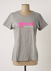 T-shirt gris AVOMARKS pour femme seconde vue
