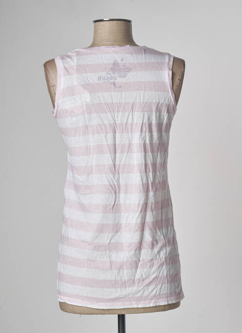 Débardeur violet COLOR BY T&M pour femme