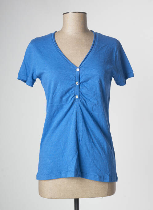 T-shirt bleu LE PHARE DE LA BALEINE pour femme