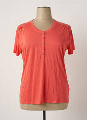 T-shirt orange TBS pour femme seconde vue