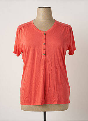 T-shirt orange TBS pour femme