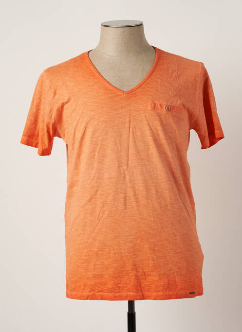 T-shirt orange SALSA pour homme