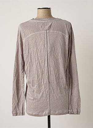 Gilet manches longues stretch gris TERRE & MER femme