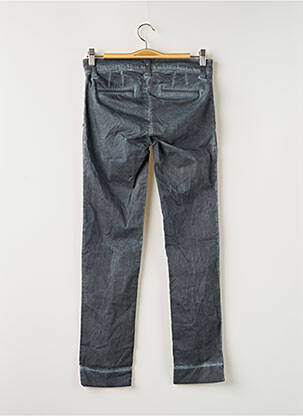 Pantalon 7/8 tissage popeline taille normale gris LUNATISME femme