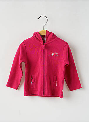 Veste casual coupe droite rose WEEK END A LA MER fille