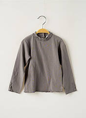 T-shirt gris WEEK END A LA MER pour fille seconde vue