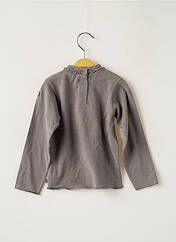 T-shirt gris WEEK END A LA MER pour fille seconde vue