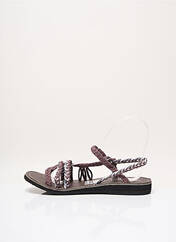 Sandales/Nu pieds marron LA MARINE pour femme seconde vue