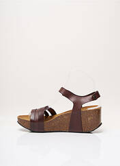 Sandales/Nu pieds marron PLAKTON pour femme seconde vue