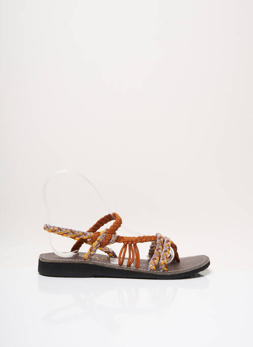 Sandales/Nu pieds jaune LA MARINE pour femme