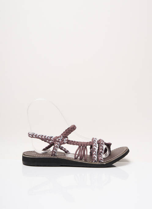 Sandales/Nu pieds marron LA MARINE pour femme