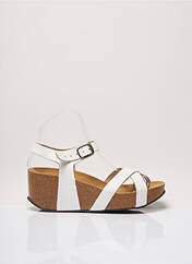 Sandales/Nu pieds blanc PLAKTON pour femme seconde vue