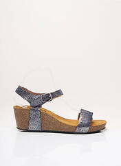 Sandales/Nu pieds bleu PLAKTON pour femme seconde vue