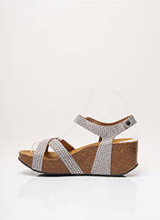 Sandales/Nu pieds gris LA MAISON DE L'ESPADRILLE pour femme seconde vue