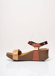 Sandales/Nu pieds orange PLAKTON pour femme seconde vue