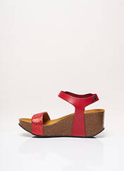 Sandales/Nu pieds rouge PLAKTON pour femme seconde vue