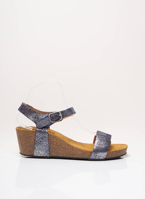 Sandales/Nu pieds bleu PLAKTON pour femme