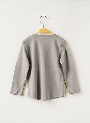 T-shirt stretch manches longues gris HELLO ELAÉ fille