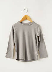 T-shirt gris HELLO ELAÉ pour fille seconde vue