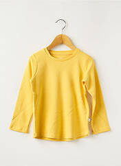 T-shirt jaune HELLO ELAÉ pour fille seconde vue