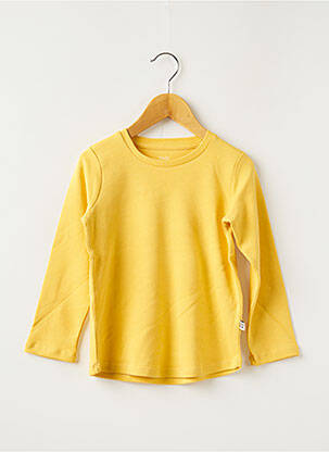 T-shirt jaune HELLO ELAÉ pour fille