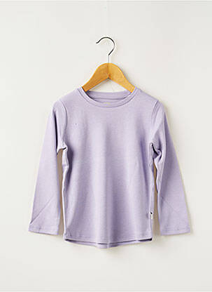 T-shirt violet HELLO ELAÉ pour fille