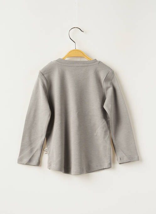 T-shirt gris HELLO ELAÉ pour fille