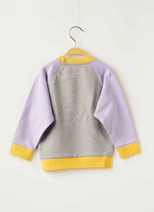 Sweat-shirt violet HELLO ELAÉ pour fille