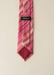 Cravate rose YVES DORSEY pour homme seconde vue