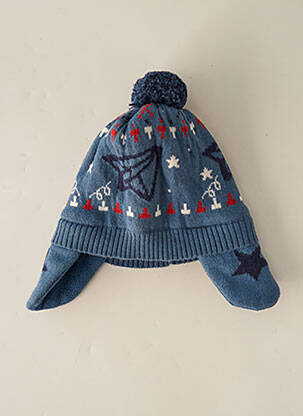 Bonnet imprimé fantaisie bleu ABSORBA garçon