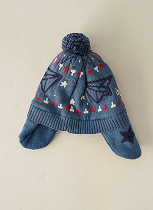 Bonnet imprimé fantaisie bleu ABSORBA garçon