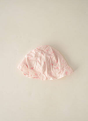 Chapeau tissage popeline rose ABSORBA fille