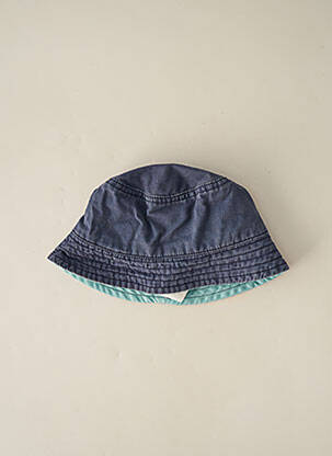 Chapeau tissage popeline bleu ABSORBA garçon