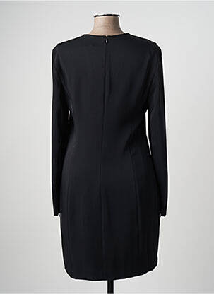 Robe mi-longue manches longues manches longues noir RALPH LAUREN femme