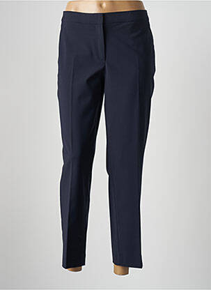 Pantalon slim tissage popeline taille normale bleu TOMMY HILFIGER femme