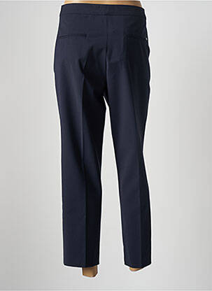 Pantalon slim tissage popeline taille normale bleu TOMMY HILFIGER femme