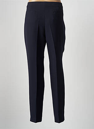 Pantalon slim tissage popeline taille normale bleu EMMA & CARO femme