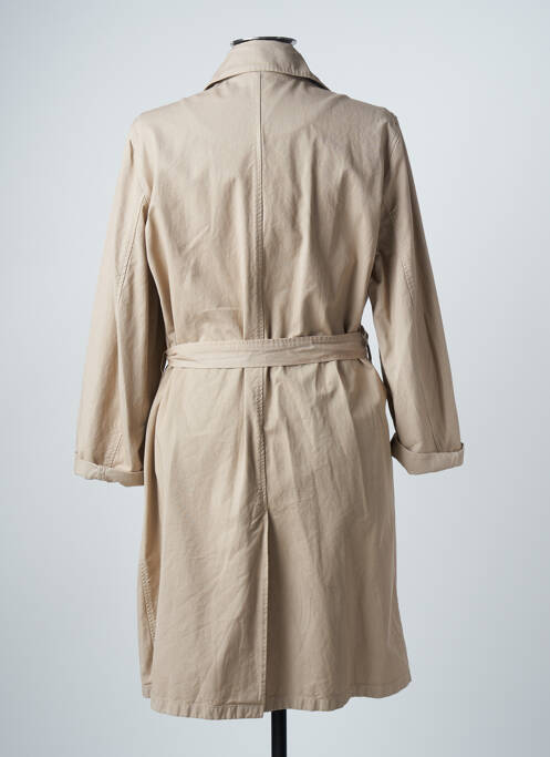 Trench tissage popeline sans capuche beige HARTFORD femme