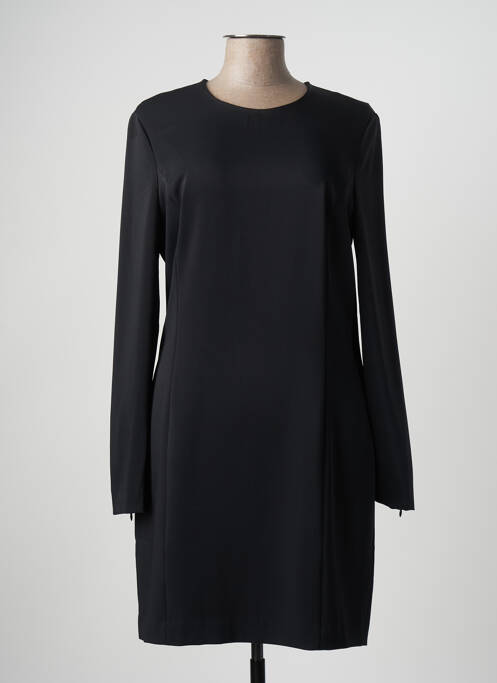Robe mi-longue manches longues manches longues noir RALPH LAUREN femme