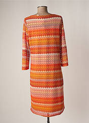 Robe mi-longue orange HALOGENE pour femme seconde vue